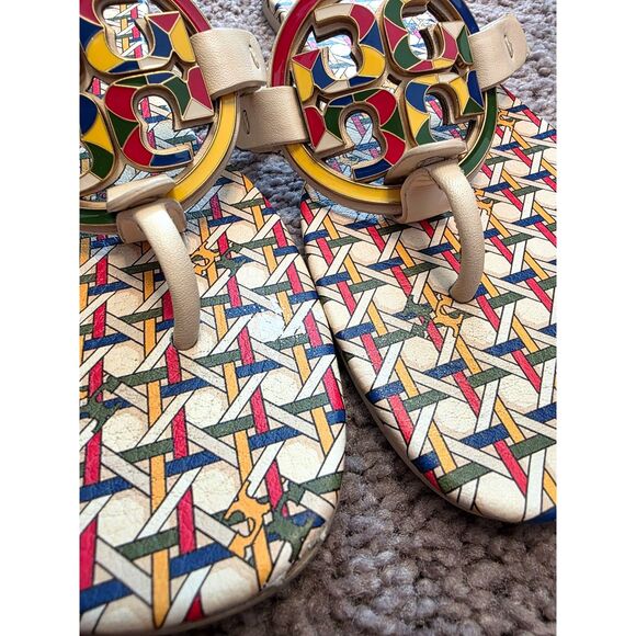 Tory Burch Enamel Miller Soft Sandal 7.5 - Picture 9 of 10